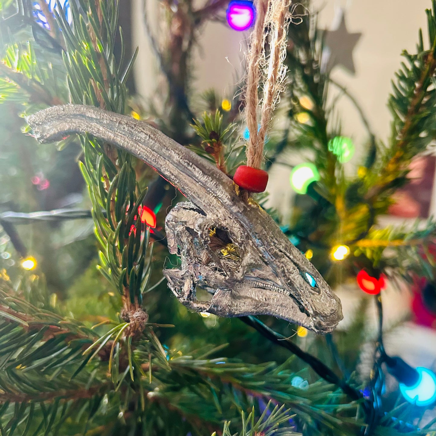 Parasaurolophus tree ornament